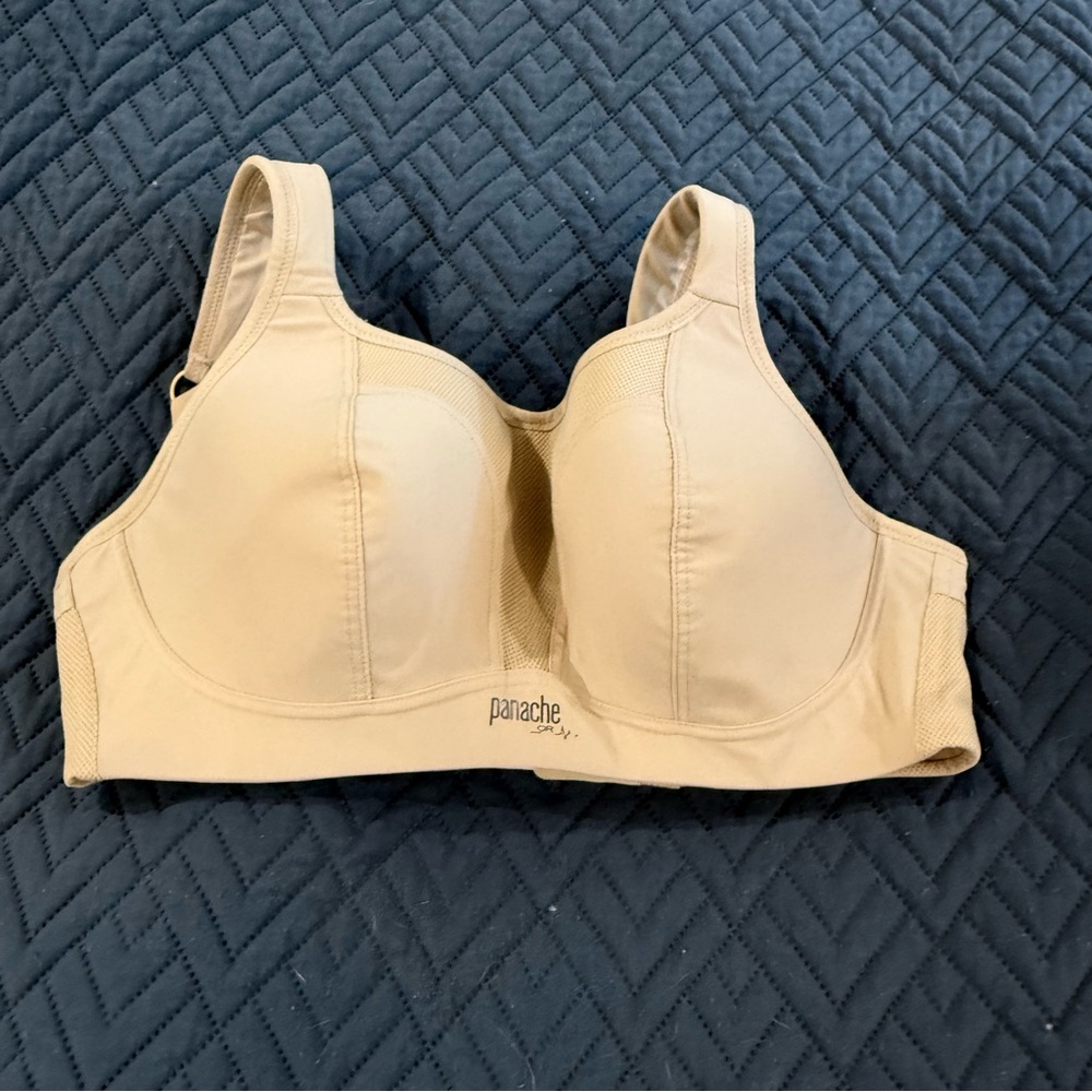 Panache Women's Cream Sports Bra UK 32DD